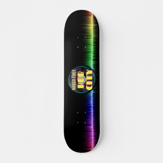 Radio Free Hub City Skateboard (Vorne)