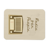 Radio für Menschen Magnet (Horizontal)