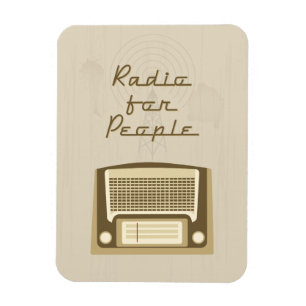 Radio für Menschen Magnet