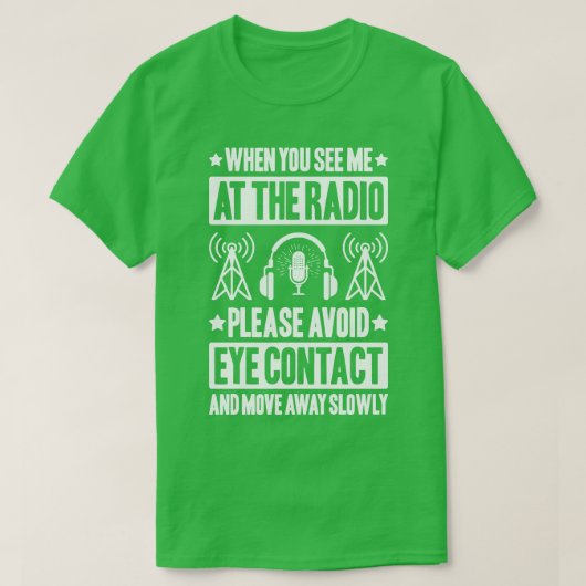 Radio Ham Amateur Radio Operator Ham Radio (16) T-Shirt (Design vorne)