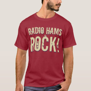 "Radio Hams Rock!" Herren T-Shirt (dunkel)