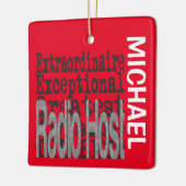 Radio Host Extraordinaire CUSTOM Keramikornament (Links)