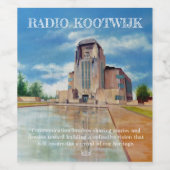 Radio Kootwijk Etik Weinetikett (Einzelnes Label)
