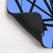 Radio Mast - Baby Blue Mousepad (Ecke)