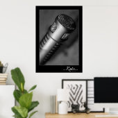 RADIO: Mikrofon Poster (Heimbüro)