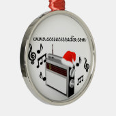 RADIO Ornament Aus Metall (Rechts)