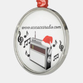 RADIO Ornament Aus Metall (Links)