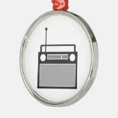 Radio Ornament Aus Metall (Links)