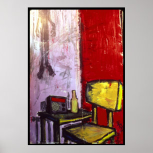 "Radio" Plakat durch verärgerten Johnny