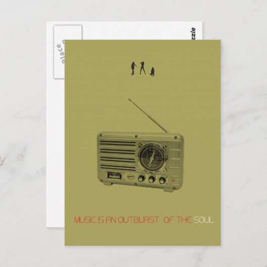 Radio Postkarte (Vorne/Hinten)