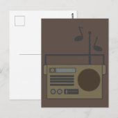 Radio Postkarte (Vorne/Hinten)