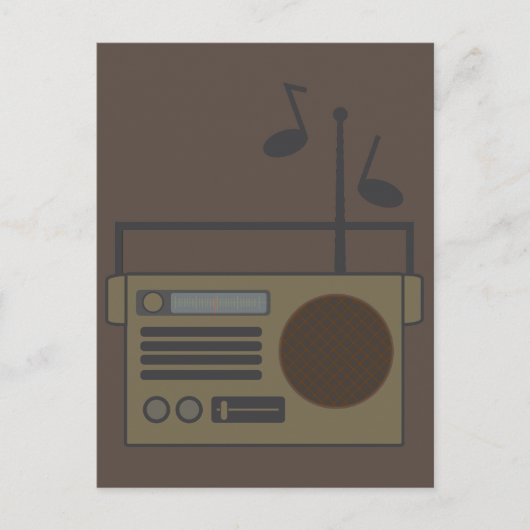 Radio Postkarte (Vorderseite)