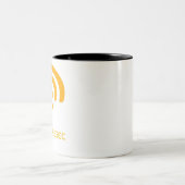 Radio Quebec (Begriffsklärung) Zweifarbige Tasse (Mittel)
