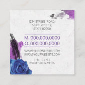 Radio / Radio Host / Podcast / Sänger Quadratische Visitenkarte (Rückseite)