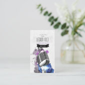 Radio / Radio Host / Podcast / Sänger Visitenkarte (Stehend Vorderseite)