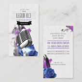 Radio / Radio Host / Podcast / Sänger Visitenkarte (Vorne/Hinten)