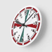 Radio silence clock runde wanduhr (Winkel)
