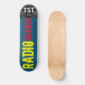 RADIO SILENCE Skateboard (Vorderseite)