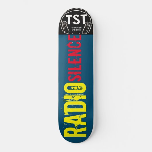 RADIO SILENCE Skateboard (Vorderseite)