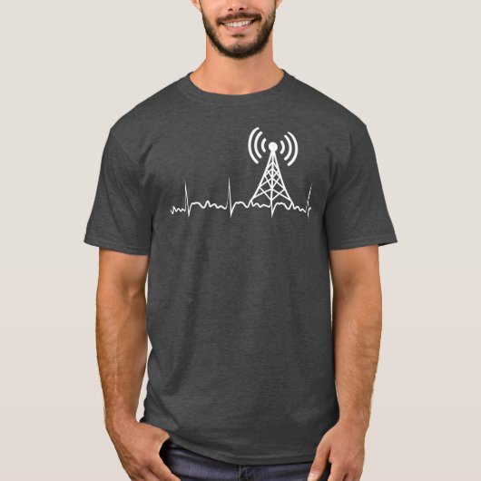 Radio Sunset HAM Radio Gift Radio Operator T-Shirt (Vorderseite)