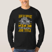Radio Talk Show Host Job Title T-Shirt (Vorderseite)