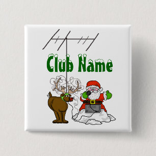 Radio-Tasten von Santa & Rudolph Ham Button