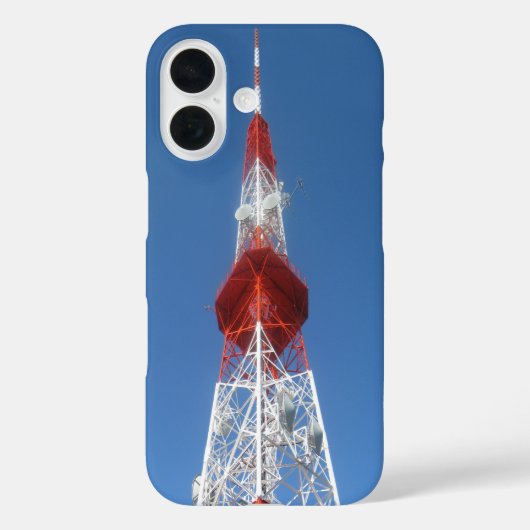 Radio TV Broadcast Tower Case-Mate iPhone Hülle (Rückseite)