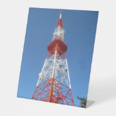 Radio TV Broadcast Tower Sockelschild (Vorderseite)