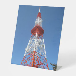 Radio TV Broadcast Tower Sockelschild