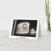 Radio und Teekanne Karte (Rückseite)