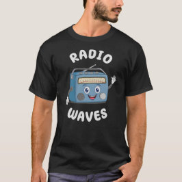 Radio Waves Niedlich Cartoony Radio Geeks T-Shirt