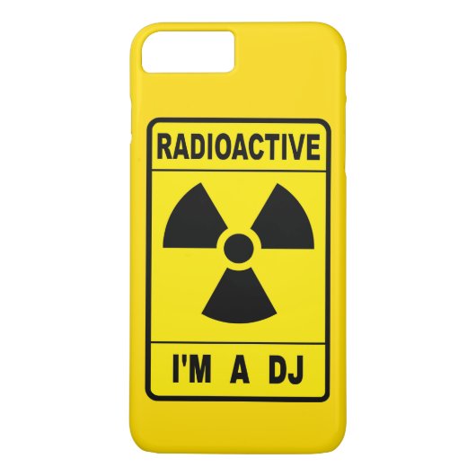Radioactive DJ Case-Mate iPhone Hülle (Rückseite)