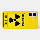 Radioactive DJ Case-Mate iPhone Hülle (Rückseite (Horizontal))