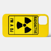 Radioactive DJ Case-Mate iPhone Hülle (Rückseite (Horizontal))