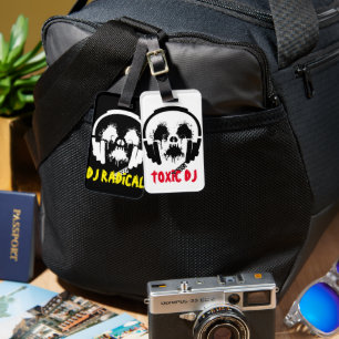 Radioactive DJ doppelseitig Gepäckanhänger