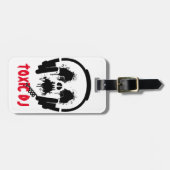 Radioactive DJ doppelseitig Gepäckanhänger (Vorderseite horizontal)