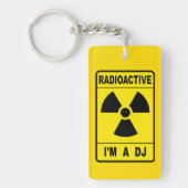 Radioactive DJ Schlüsselanhänger (Vorderseite)