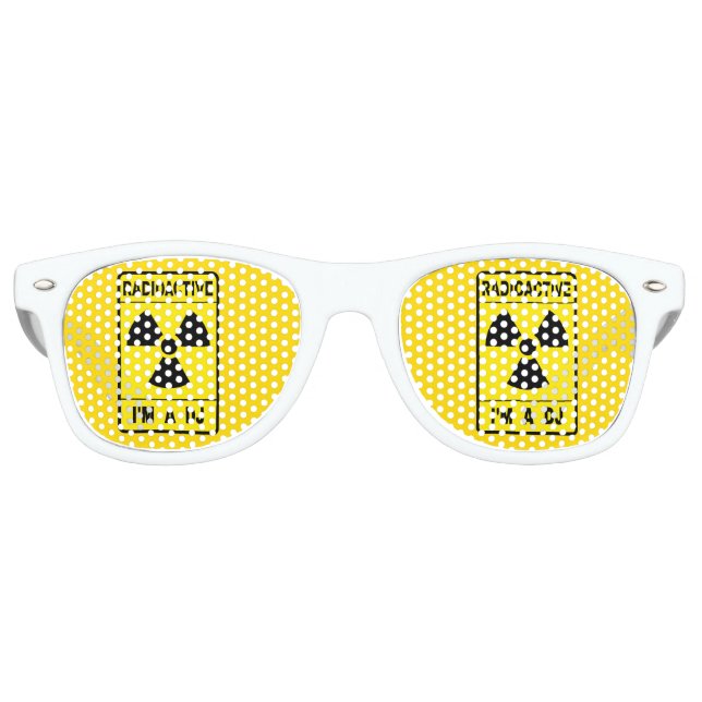 Radioactive DJ Sonnenbrille (Vorderseite)
