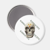Radioactive Evil Skull Magnet (Vorderseite/Rückseite)