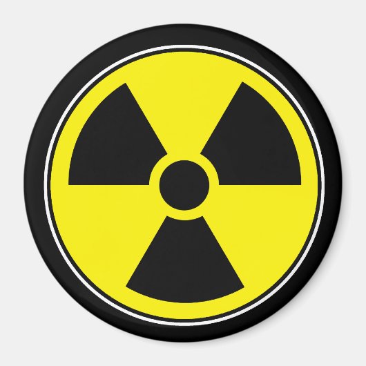 Radioactive Funny Magnet Spaß (Vorne)