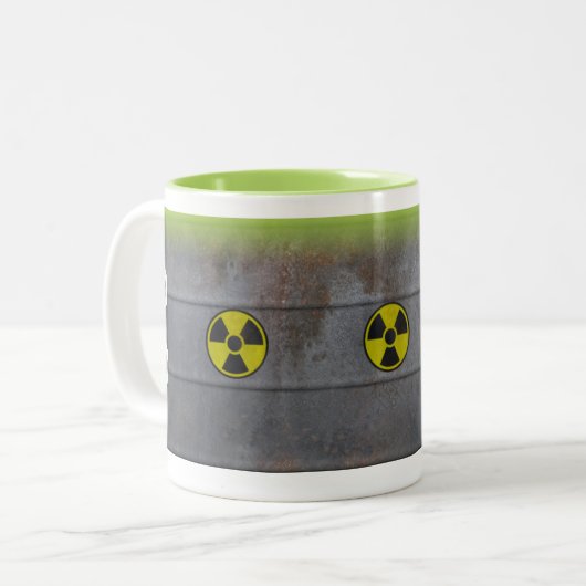 Radioactive Mug Zweifarbige Tasse (Vorderseite Links)