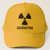 Radioactive Novelty Yellow Trucker Hat Truckerkappe (Vorderseite)