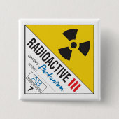 Radioactive - Plutonium Button (Vorderseite)