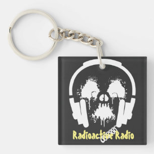 Radioactive Radio DJ Acrylic Schlüsselanhänger