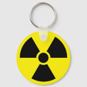 Radioactive Symbol Schlüsselanhänger (Vorderseite)