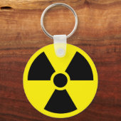 Radioactive Symbol Schlüsselanhänger (Vorderseite)