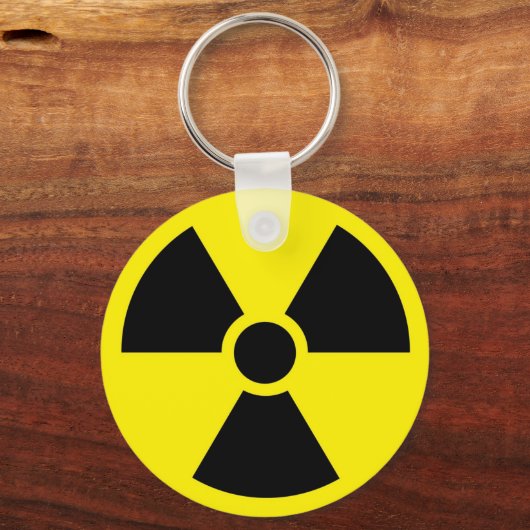 Radioactive Symbol Schlüsselanhänger (Vorderseite)