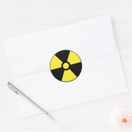 Radioactive Symbol Sticker (Umschlag)