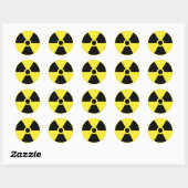 Radioactive Symbol Sticker (Blatt)