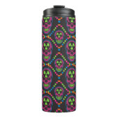 "Radioactive Tee Party: Skull & Dots Delight" Thermosbecher (Vorderseite)